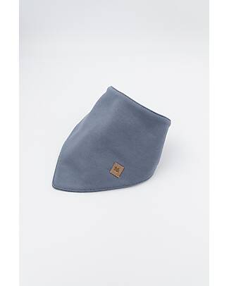Bamboom Bavaglio Triangolo - Jeans Blue - Bambù e Cotone Organico Bavagli Classici