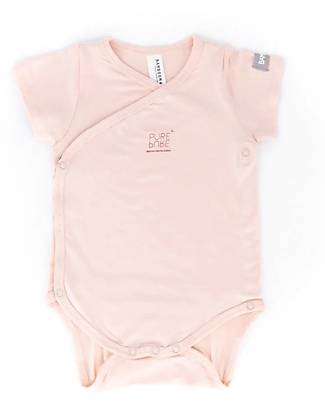 Bamboom Body Maniche Corte - Rosa - Bambù Bio Elasticizzato Body Manica Corta
