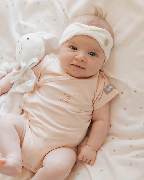 Bamboom Body Maniche Corte - Rosa - Bambù Bio Elasticizzato Body Manica Corta