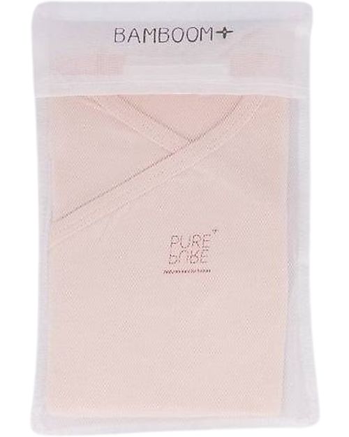 Bamboom Body Maniche Corte - Rosa - Bambù Bio Elasticizzato Body Manica Corta