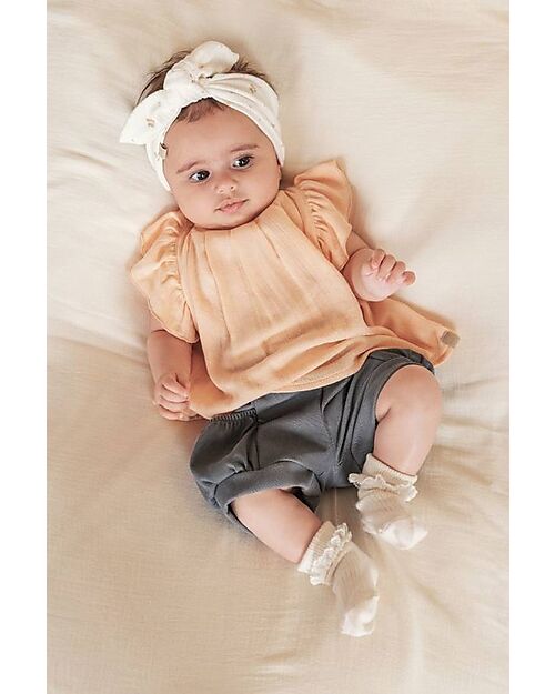 Bamboom Camicia Blusa - Pesca - Bambù - Cotone Bluse