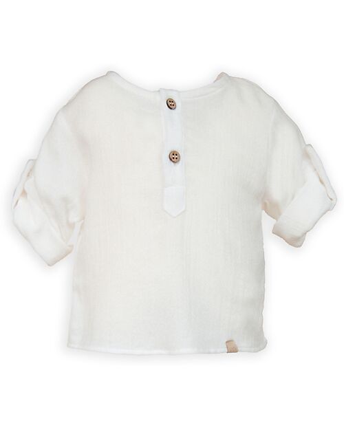 Bamboom Camicia - Offwhite - Bambù - Cotone T-shirt