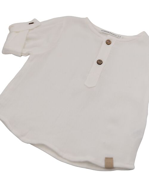 Bamboom Camicia - Offwhite - Bambù - Cotone T-shirt