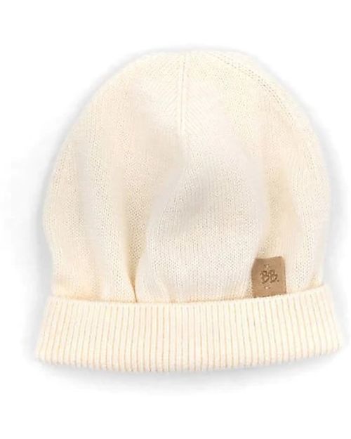 Bamboom Cappellino Bebé Invernale - Bianco - Cotone e Bambú Cappelli Neonato