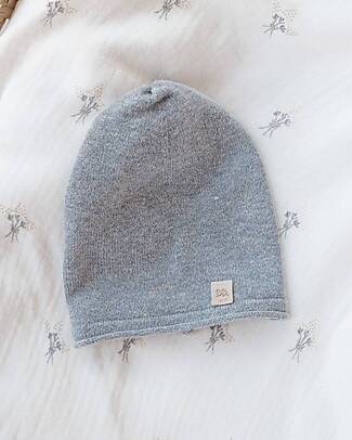 Bamboom Cappellino Invernale - Blu Jeans - Caldo Cotone - Bambù e Cotone Bio Cappelli Invernali