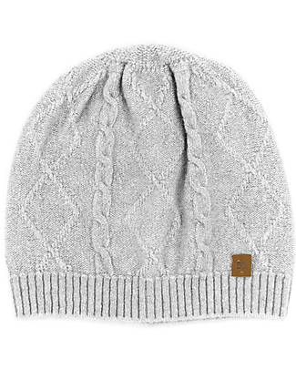 Bamboom Cappellino Lana Cable - Grigio - Lana e Bambù Organico Cappelli Invernali