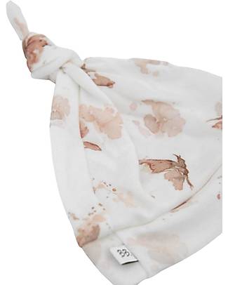 Bamboom Cappellino Nascita - Farfalla - Bambù Bio Elasticizzato Cappelli Estivi
