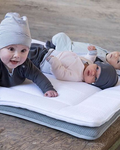 Bamboom Cappello a righe Grigio/Bianco - Bamboo e Cotone Cappelli Estivi