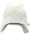 Bamboom Cappello con Orecchie in Velluto, Bianco - Bamboo e Cotone Cappelli Invernali