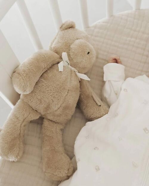 Bamboom Carillon Peluche - Orso - Birch Sand - 100% PET Riciclato Carillon