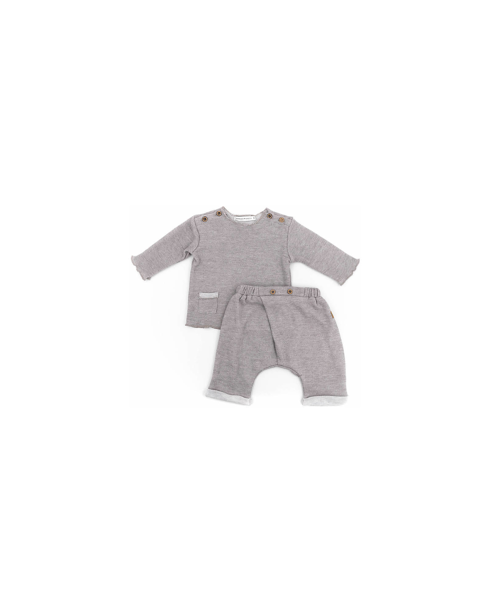 Bamboom Completo - Sabbia - Cotone e Bambù Certificato Oeko-Tex unisex ( bambini)