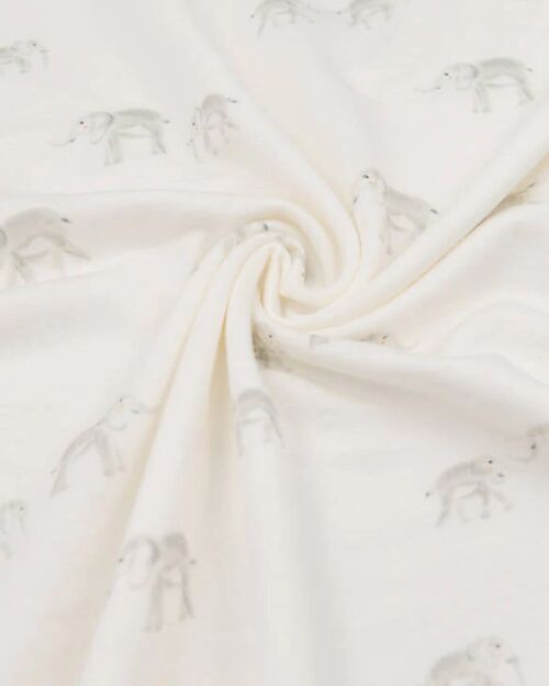 Bamboom Coperta Clinica Neonato - Elefanti - 75x100 cm - Bambù e Cotone Lenzuola e Federe