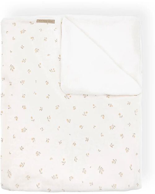 Bamboom Coperta Lettino Wrinkled - 140 x 110 - Tulipani - Bamboo Organico + Spugna Peluche Coperte