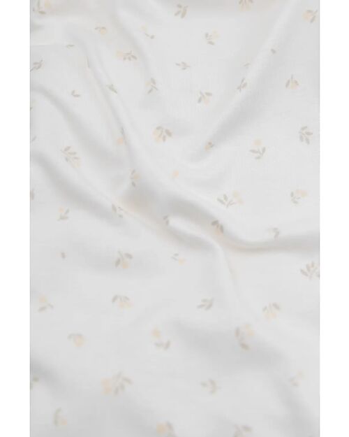 Bamboom Coperta Lettino Wrinkled - 140 x 110 - Tulipani - Bamboo Organico + Spugna Peluche Coperte