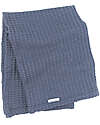 Bamboom Copertina per Neonato - 75x100 cm - Goffrato - Jeans Blu - Bambù e Cotone Bio Swaddle di Mussola