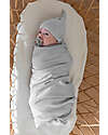 Bamboom Copertina per Neonato - 75x100 cm - Grigio - Bambù e Cotone Bio Swaddle di Mussola