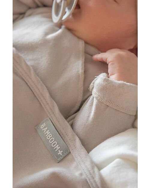 Bamboom Copertina per Neonato - 75x100 cm - Grigio - Bambù e Cotone Bio Swaddle di Mussola