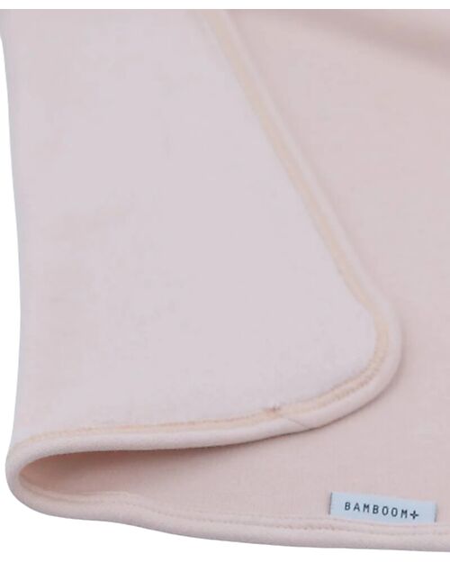 Bamboom Copertina per Neonato - 75x100 cm - Molleton - Water Pink - Bambù e Cotone Bio Coperte