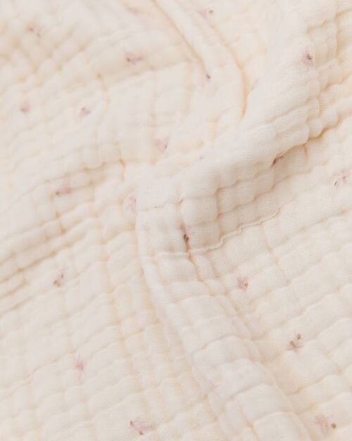 Bamboom Copertina per Neonato - 75x100 cm - Nuvola - Olives Pink - Bambù e Cotone Bio Coperte