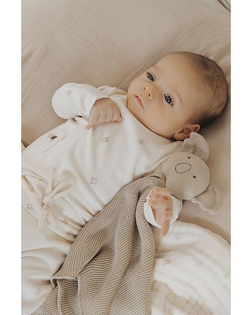 Bamboom Doudou in Maglia - Koala - Oyster Sand - 100% Bambù Bio Doudou