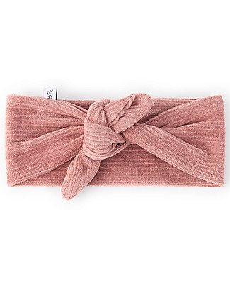 Bamboom Fascia Capelli a Coste - Rosa Antico - Bambù Fermacapelli