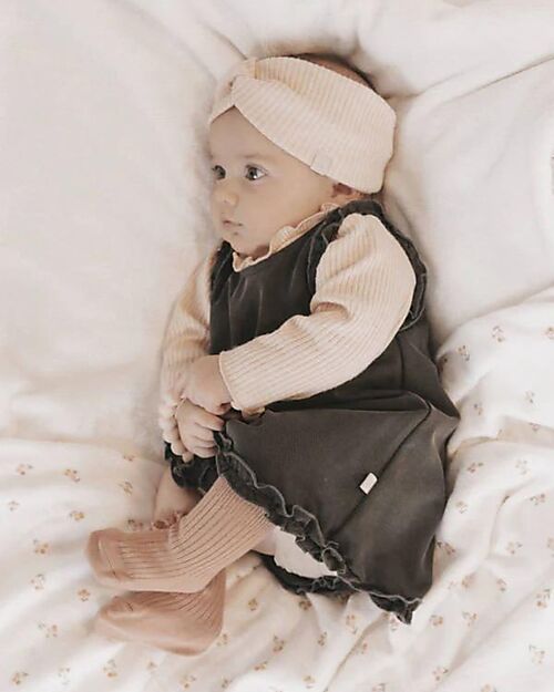 Bamboom Fascia per Capelli con Intreccio - Rosa Delicato - con bambù naturale Accessori per Capelli