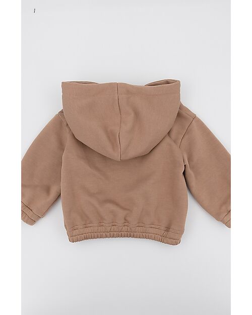 Bamboom Felpa con Cappuccio - Camel - Bambù e Cotone Organico Felpe