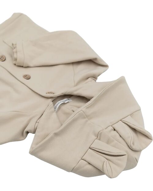 Bamboom Felpa con cappuccio - Sabbia - Bambù - Cotone Cardigan