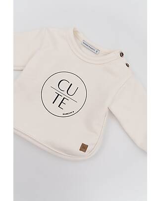 Bamboom Felpa Cute - Panna - Bambù e Cotone Organico Felpe