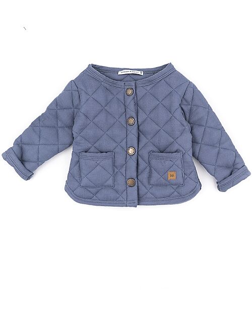 Bamboom Giacca con Bottoni - Jeans Blue - Bambù e Cotone Organico Giacche