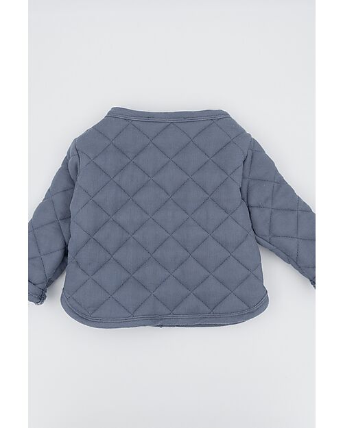 Bamboom Giacca con Bottoni - Jeans Blue - Bambù e Cotone Organico Giacche