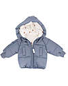 Bamboom Giacca Invernale con Cappuccio - Jeans Blue - Bambù e Cotone Organico Piumini