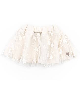 Bamboom Gonna con Ricamo - Panna - Bambù e Cotone Organico Gonne_