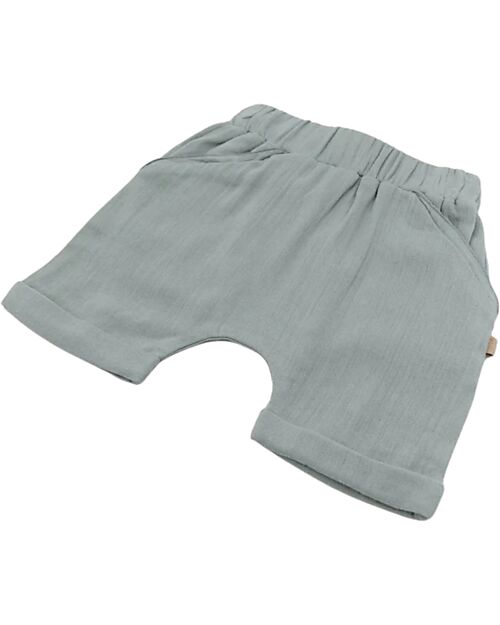 Bamboom Jeans Shorts - Acqua Grey - Bambù - Cotone Pantaloni Corti
