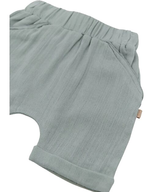 Bamboom Jeans Shorts - Acqua Grey - Bambù - Cotone Pantaloni Corti