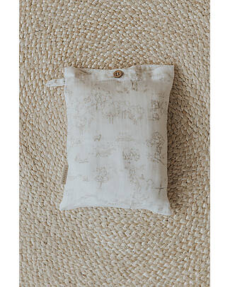Bamboom Lenzuola per Culla/Carrozzina + Federa - Grigio Perla - 75 x 100 cm - Bambù e Cotone Biologici Biancheria Culla