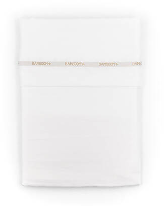 Bamboom Lenzuolo per Culla e Carrozzina 75x100 cm - con Federa - Bianco Biancheria Culla