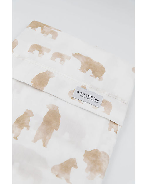 Bamboom Lenzuolo per lettino 110x140cm, con Federa - Orso Lenzuola e Federe