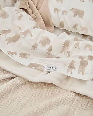 Bamboom Lenzuolo per lettino 110x140cm, con Federa - Orso Lenzuola e Federe