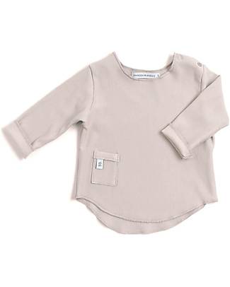 Bamboom Maglia Maniche Lunghe Bèbè Pure - Sabbia - Bambù Bio Elasticizzato Maglie Manica Lunga