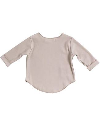 Bamboom Maglia Maniche Lunghe Bèbè Pure - Sabbia - Bambù Bio Elasticizzato Maglie Manica Lunga