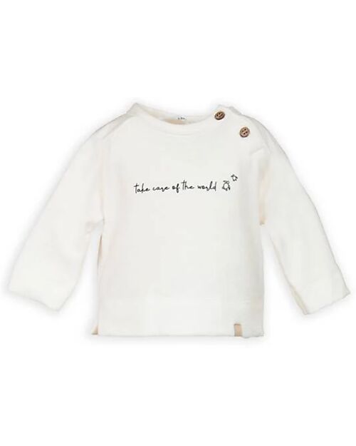 Bamboom Maglia Take care - Offwhite - Bambù - Cotone Maglie Manica Lunga