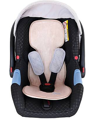 Bamboom Materassino Universale Copriseduta per Passeggino - Air n Go - Pesca - Bambù Materassini e Riduttori