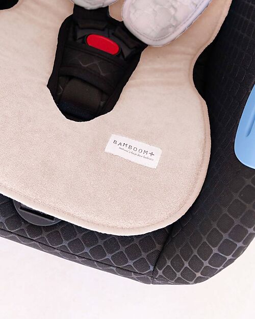Bamboom Materassino Universale Copriseduta per Passeggino - Air n Go - Pesca - Bambù Materassini e Riduttori