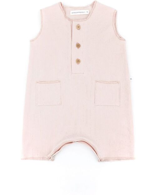 Bamboom Pagliaccetto "Pure" - Rosa Tutine Corte