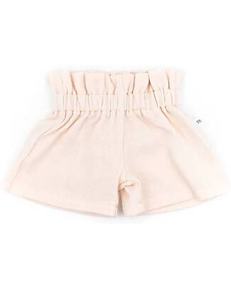 Bamboom Pantaloncino a Vita Alta - Rosa Chiaro - Bambù e Cotone Organico Pantaloni Corti