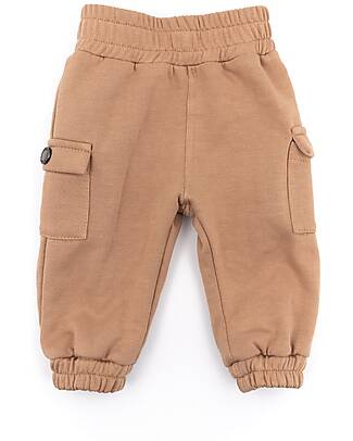 Bamboom Pantaloncino con Tasche - Camel - Bambù e Cotone Organico Pantaloni Corti