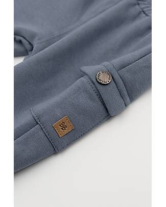 Bamboom Pantaloncino con Tasche - Jeans Blue - Bambù e Cotone Organico Pantaloni Lunghi