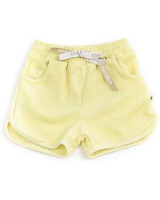 Bamboom Pantaloncino Corto con Cordino - Giallo - Fibra di Bambù Traspirante Morbida e delicata! Pantaloni Corti
