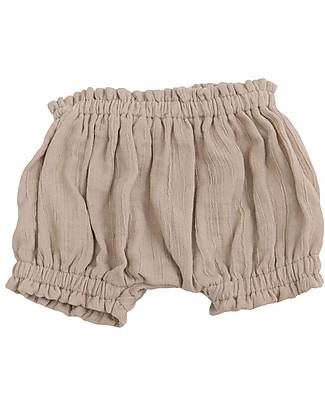 Bamboom Pantaloncino Corto Volant - Cammello - Fibra di Bambù Traspirante Morbida e delicata! Pantaloni Corti